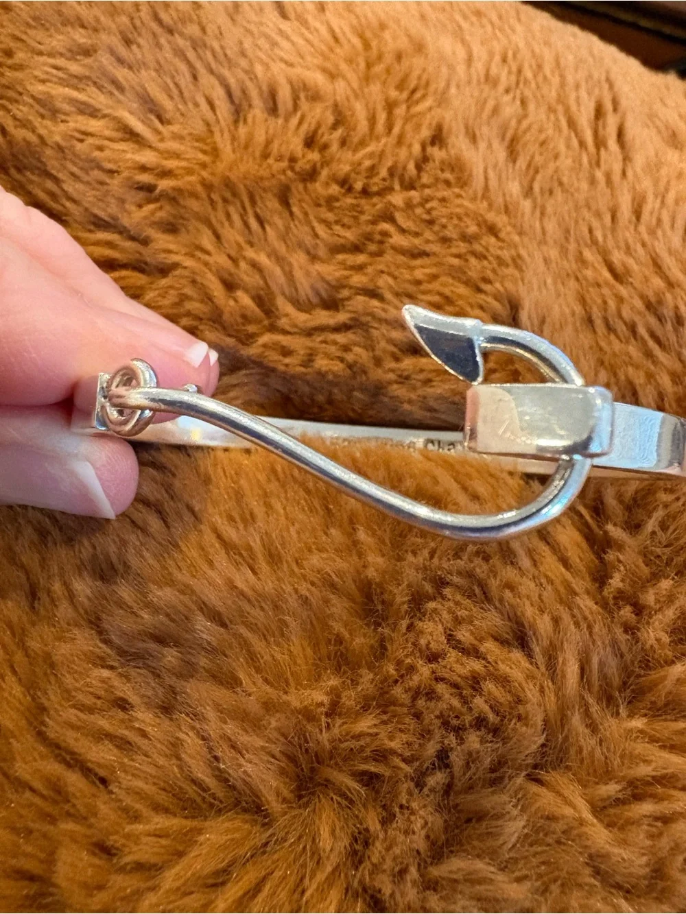 Silver Hook-Shaped Women’s Bracelet